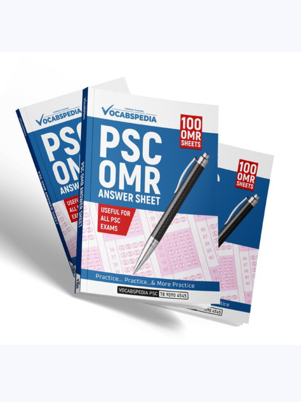 3 OMR PRACTICE BOOKS COMBO | KERALA PSC